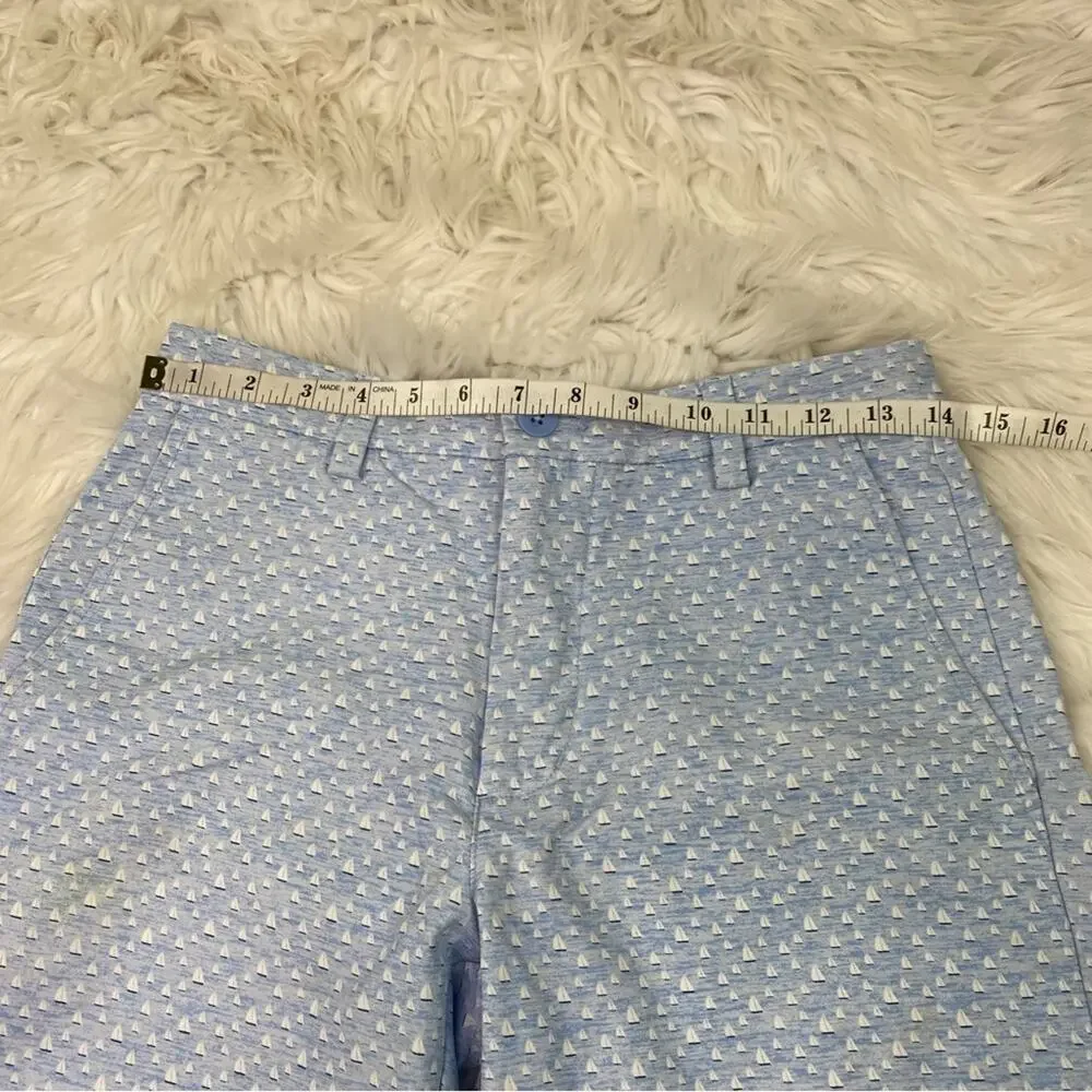 Vineyard‎ Vines Performance Breaker Shorts Blue Men's Size 28 Saiboats